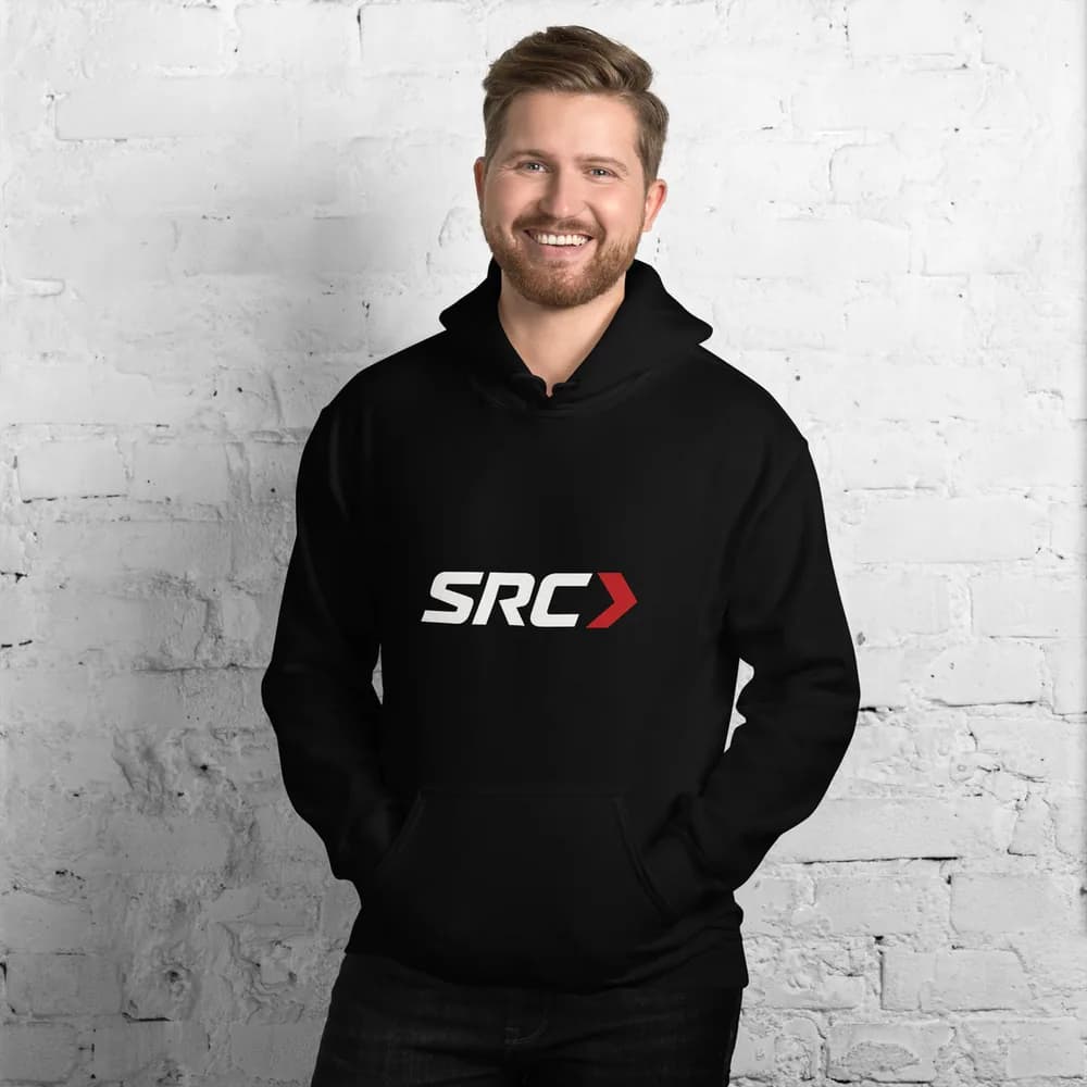 Sweat à capuche - SRC Blanc